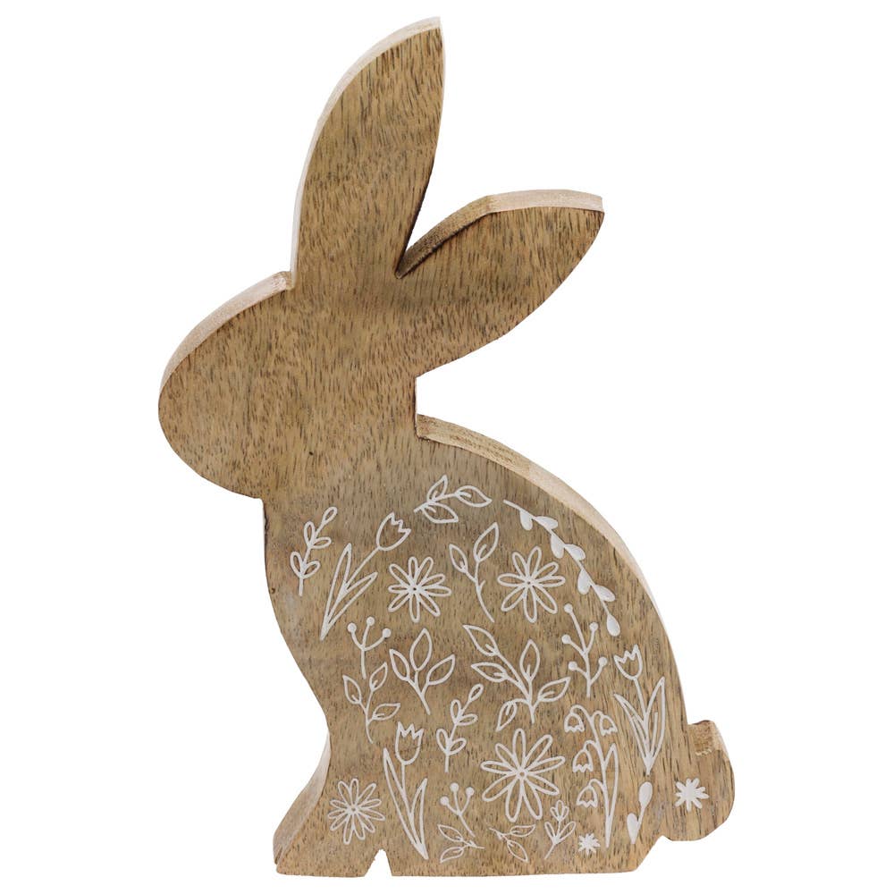 mano wood easter bunny