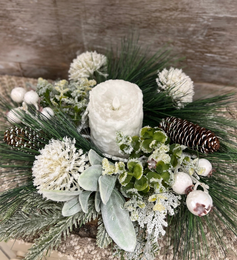 Frost-Kissed Candle Ring