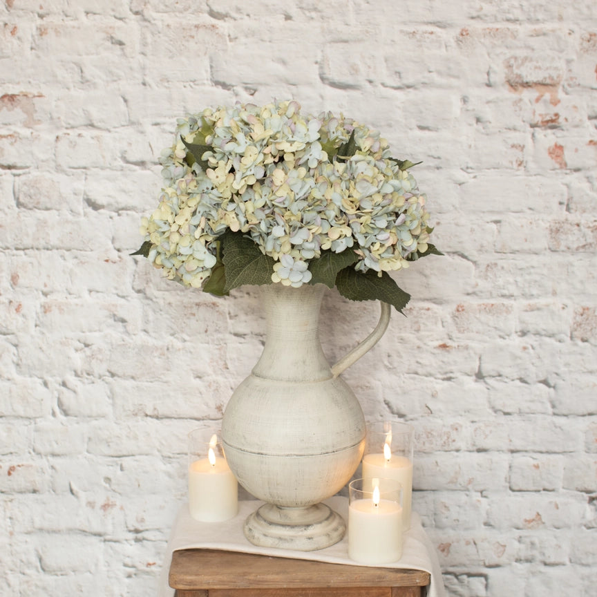 Light Blue Hydrangea Stem 21"
