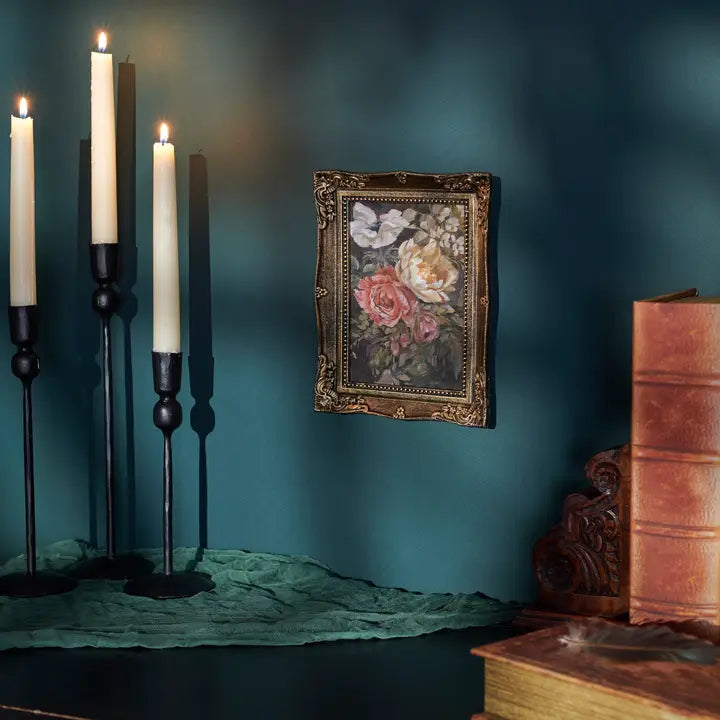 Moody Floral Framed Art