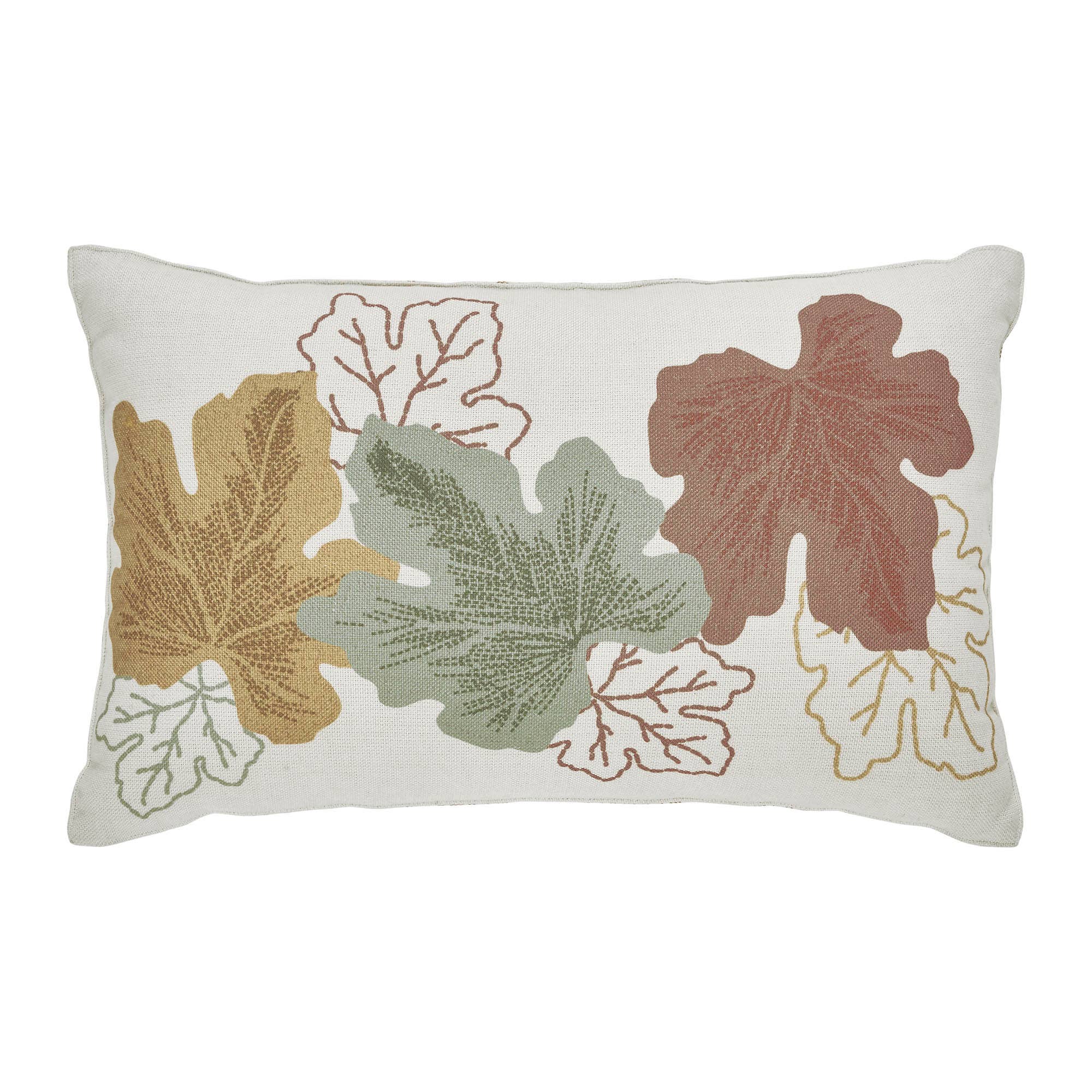 Autumn Leaves Lumbar Pillow | 14x22