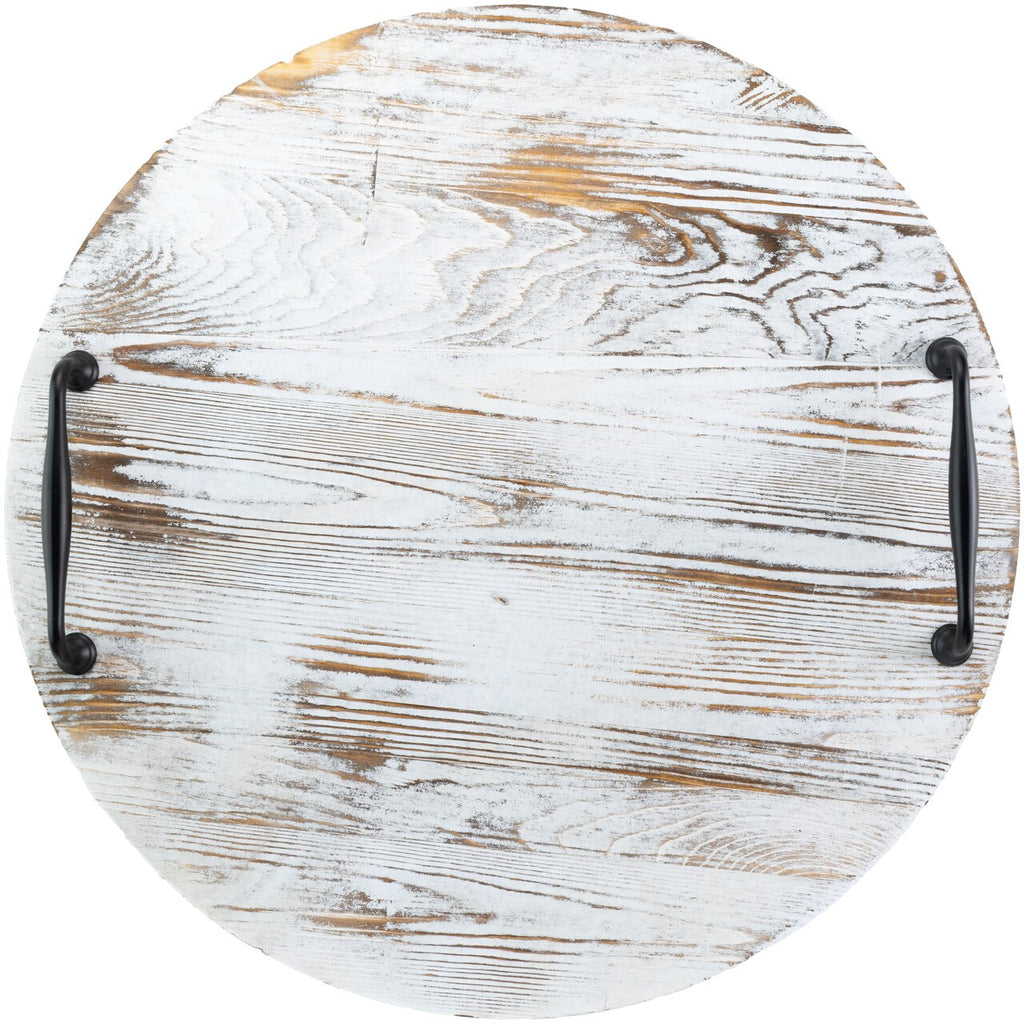 Round Wood Tray