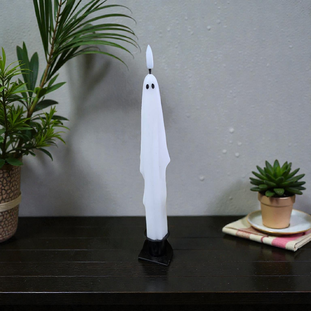 Ghost Taper Candles, Set of 2