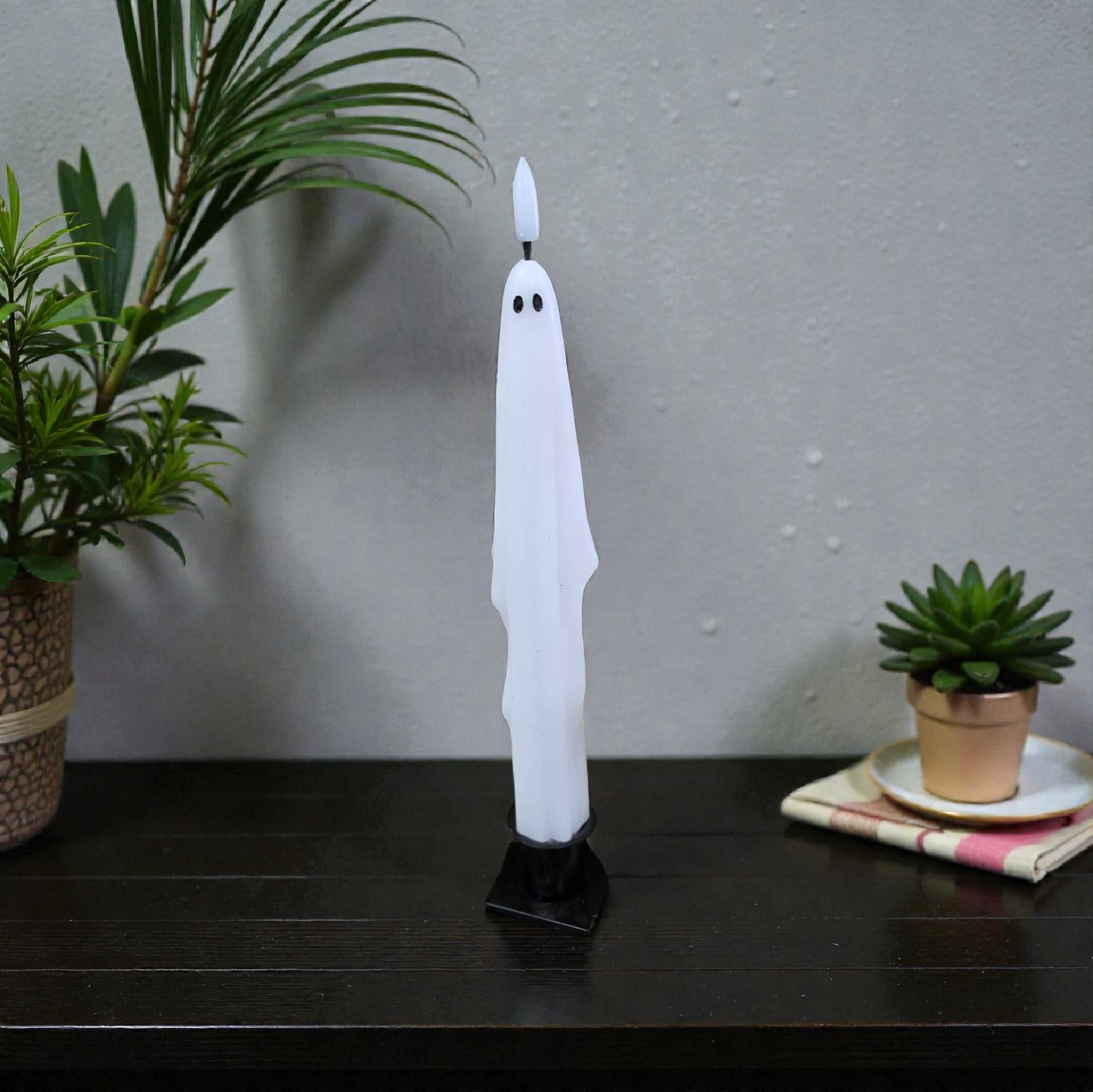 Ghost Taper Candles, Set of 2