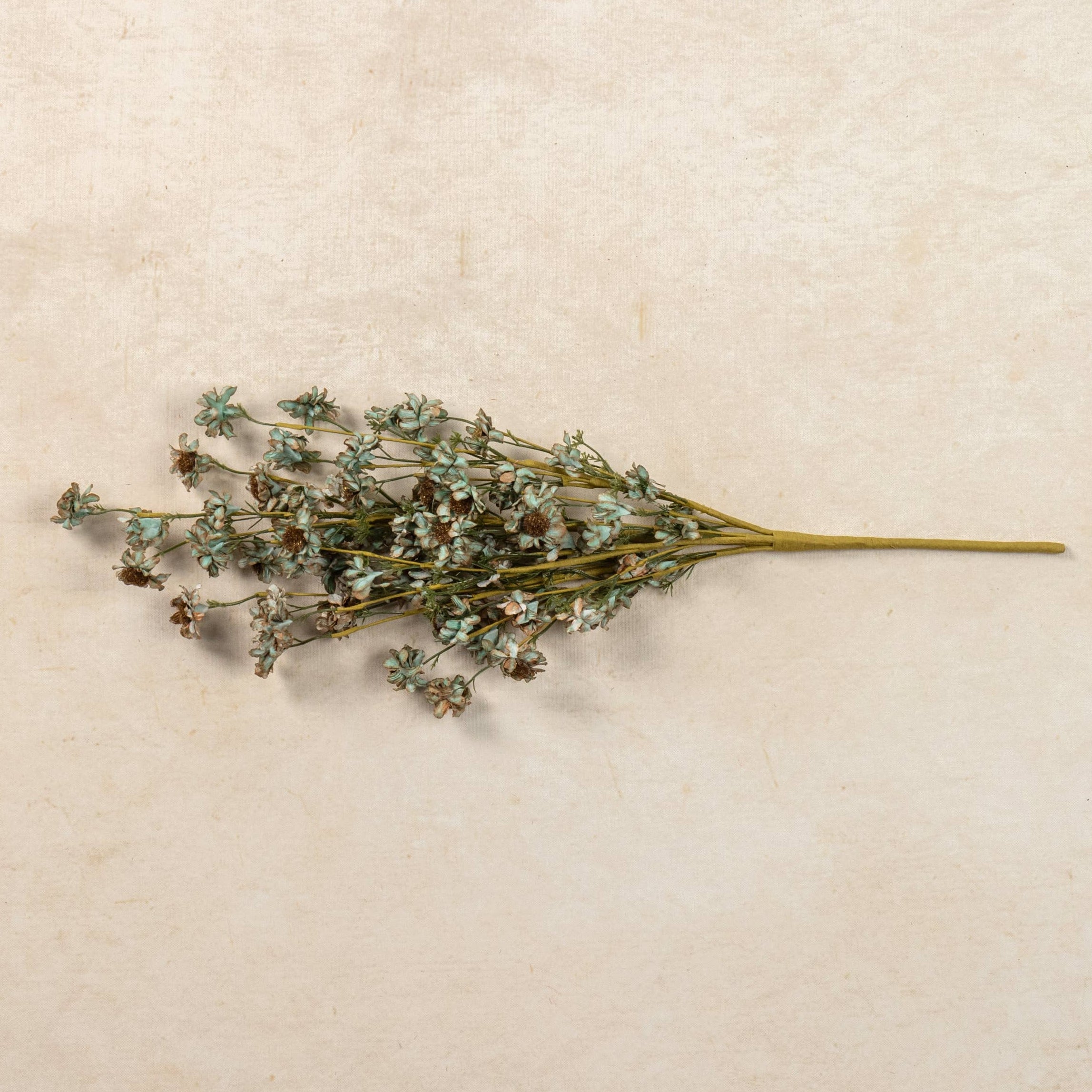 Antique Blue Daisy Stem, 22 inch artificial flower by Ragon House for home decor and tabletop arrangements