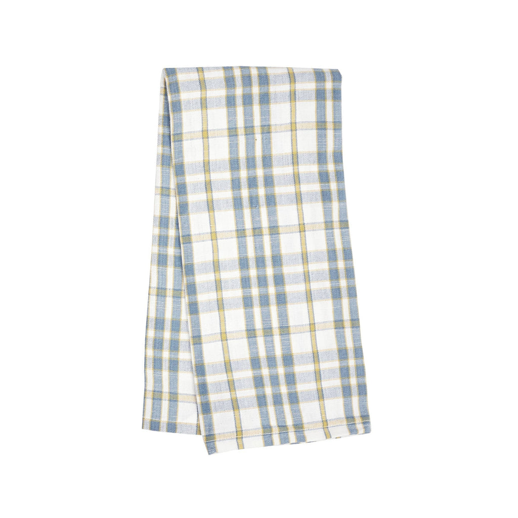 Bluebell Plaid Kitchen Towel