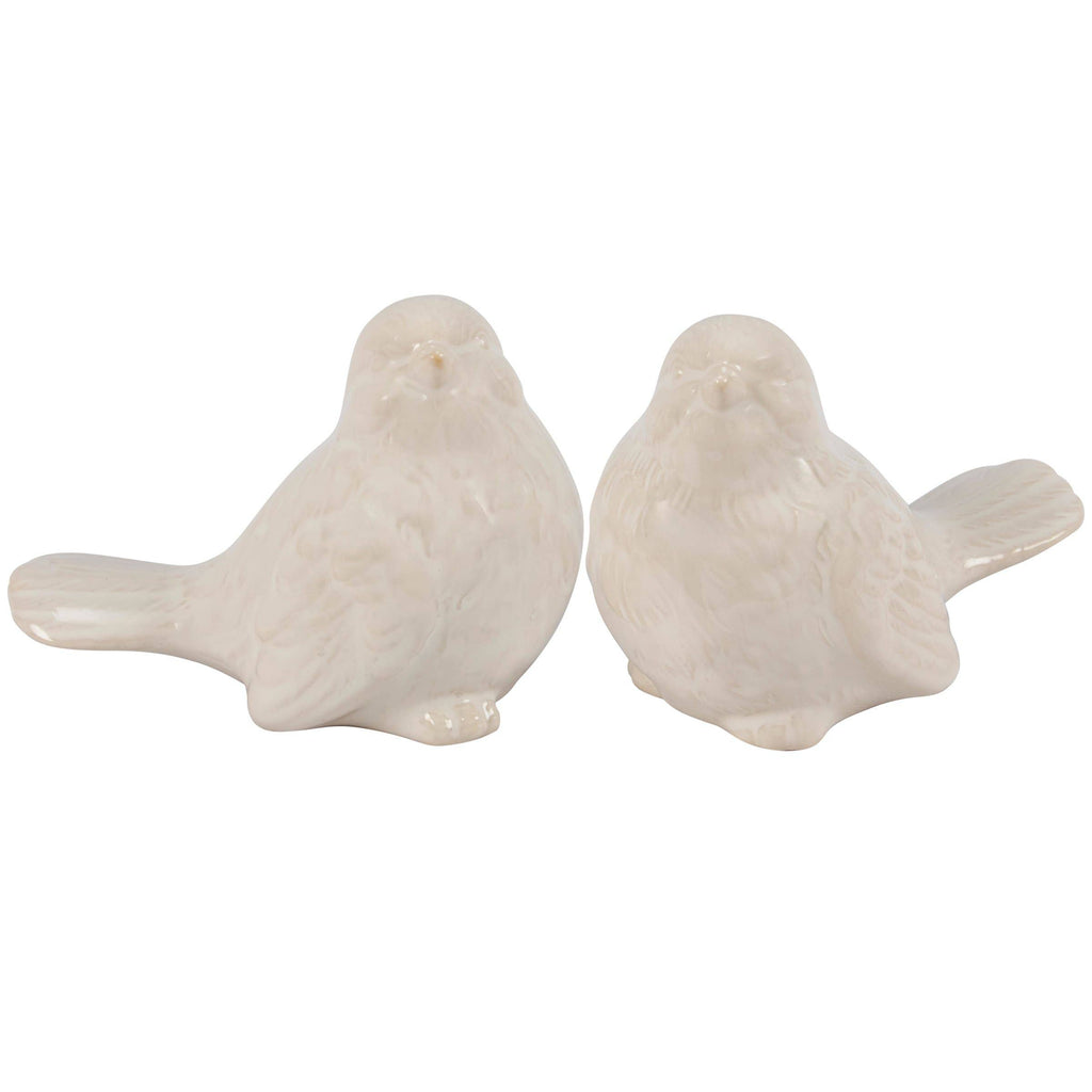 Little Nestlings White Sparrow Set