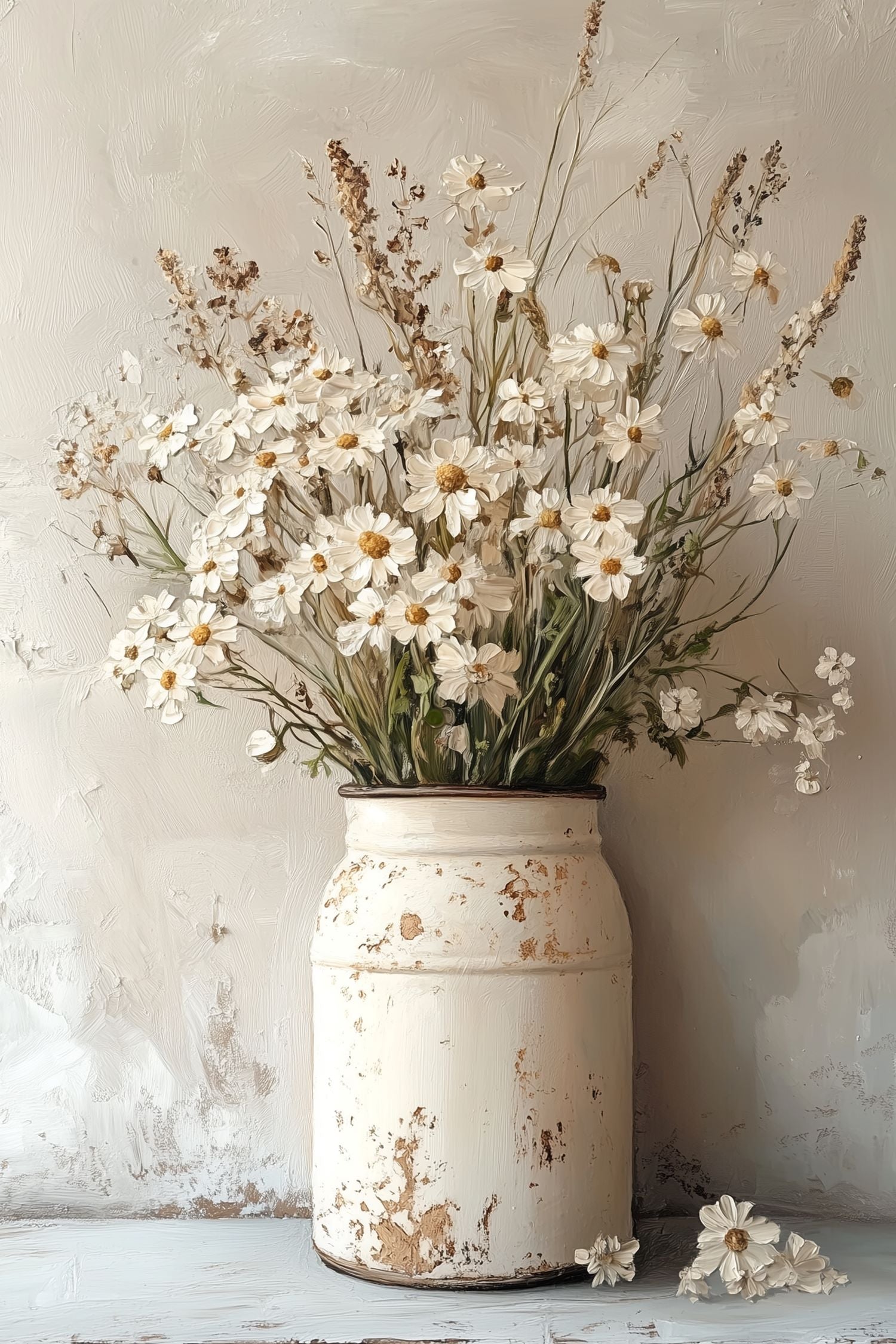 Fresh Cut Daisies Framed Art | 5 x 7