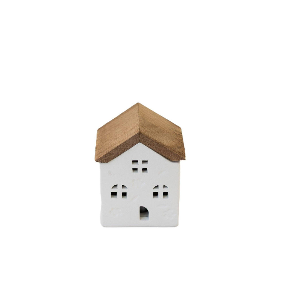 Mini LED Ceramic Wood House
