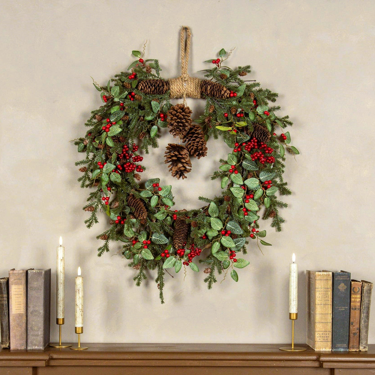 The Chatsworth Christmas Wreath | 24"