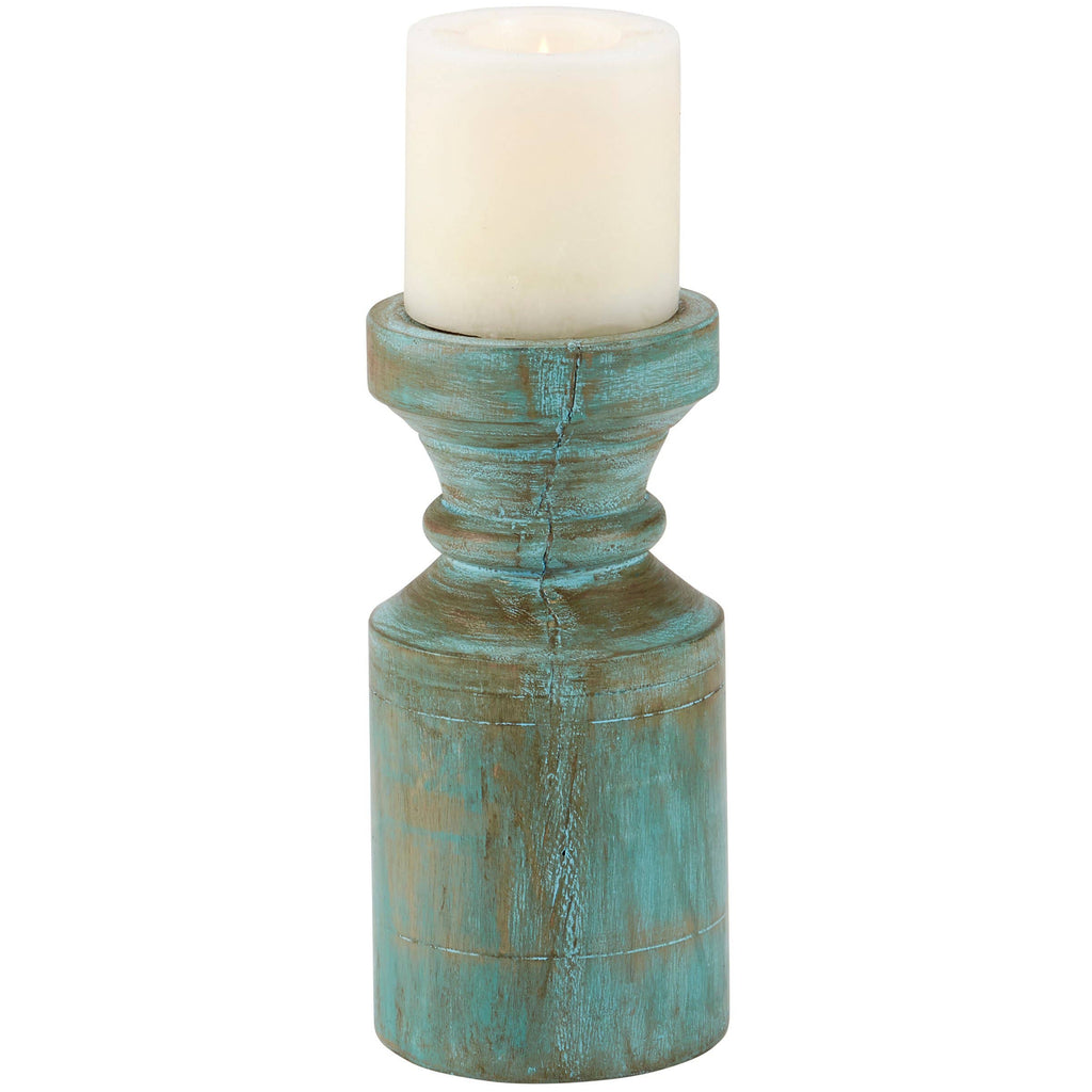 Coastal Azure Candle Holder | 10"