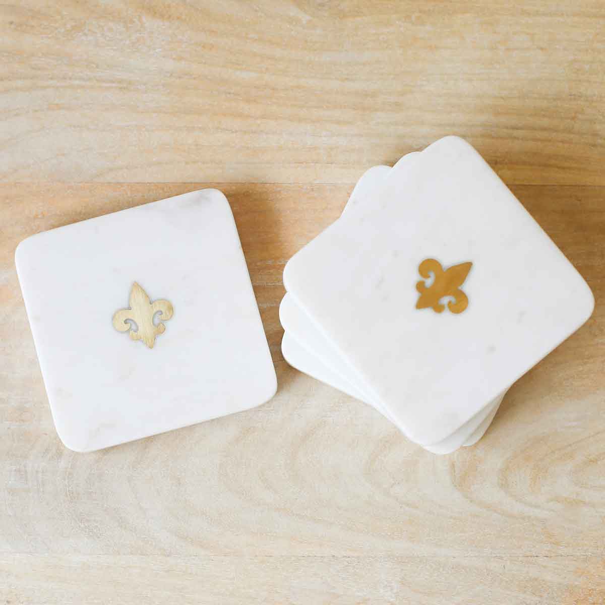 Avignon Marble Coasters   Set/4