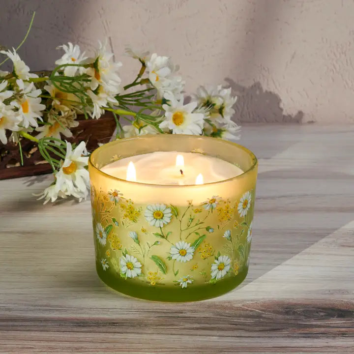Daisy Jar Candle – Flower Garden Scent