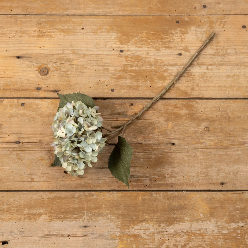 Light Blue Hydrangea Stem 21"