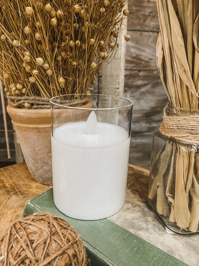 Flickering Flame LED Candle – 3x4"