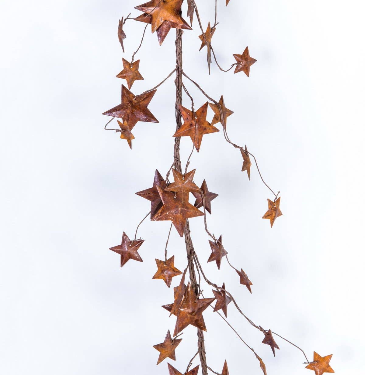Rusty Star Garland | 58" Farmhouse Décor
