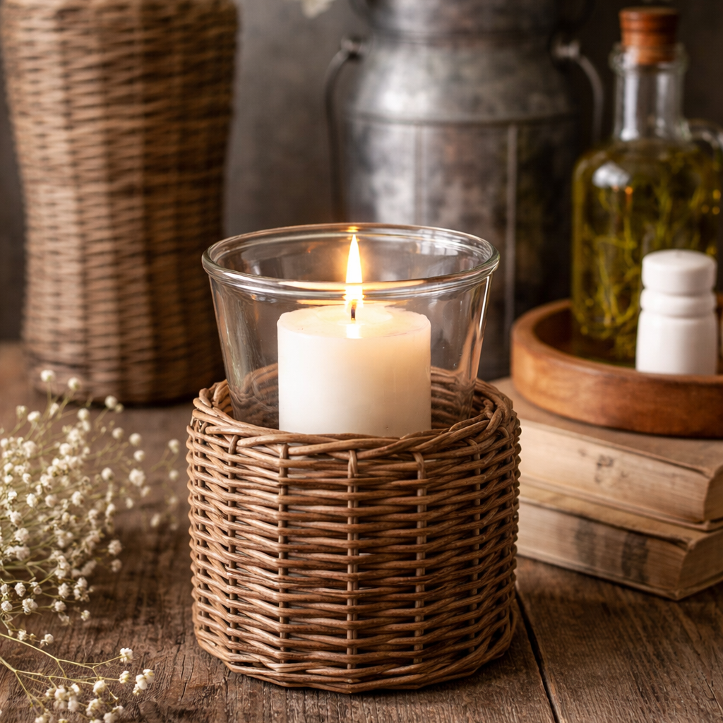 Willow & Glass Table Vase | Small