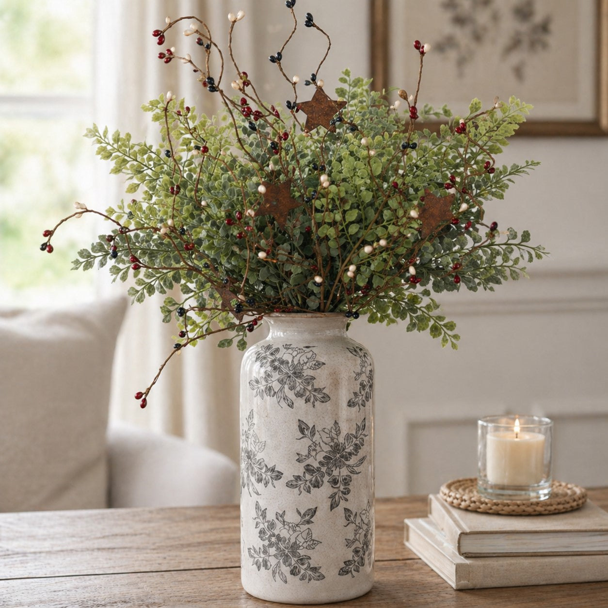 Americana Vase Arrangement Bundle