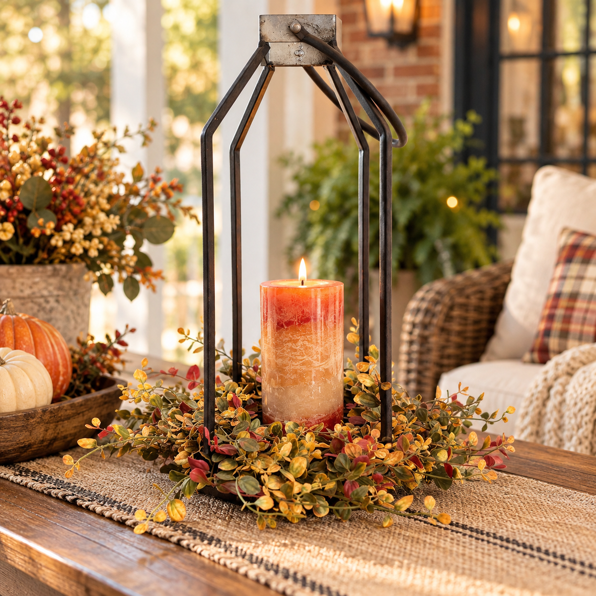 Autumn Meadow Candle Ring