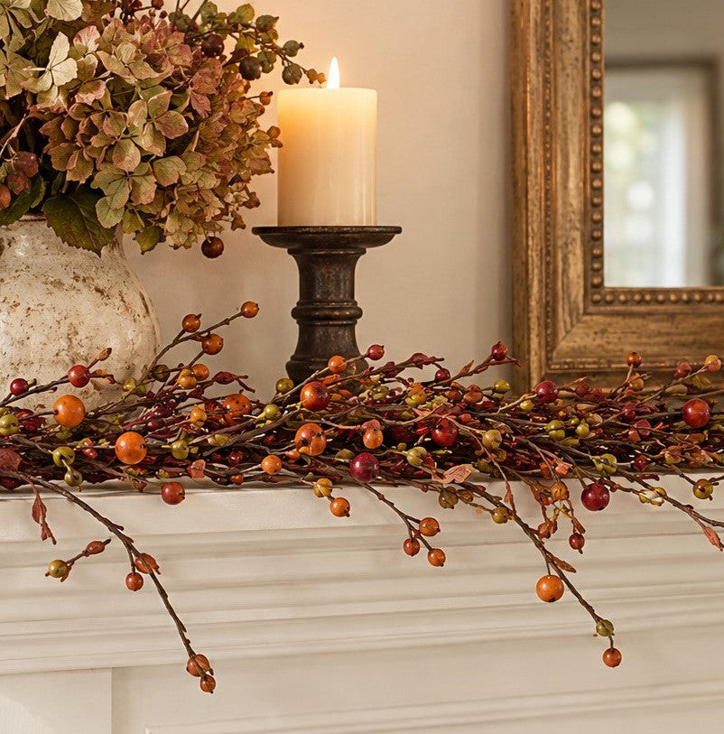 Cozy Autumn Pip Berry Garland