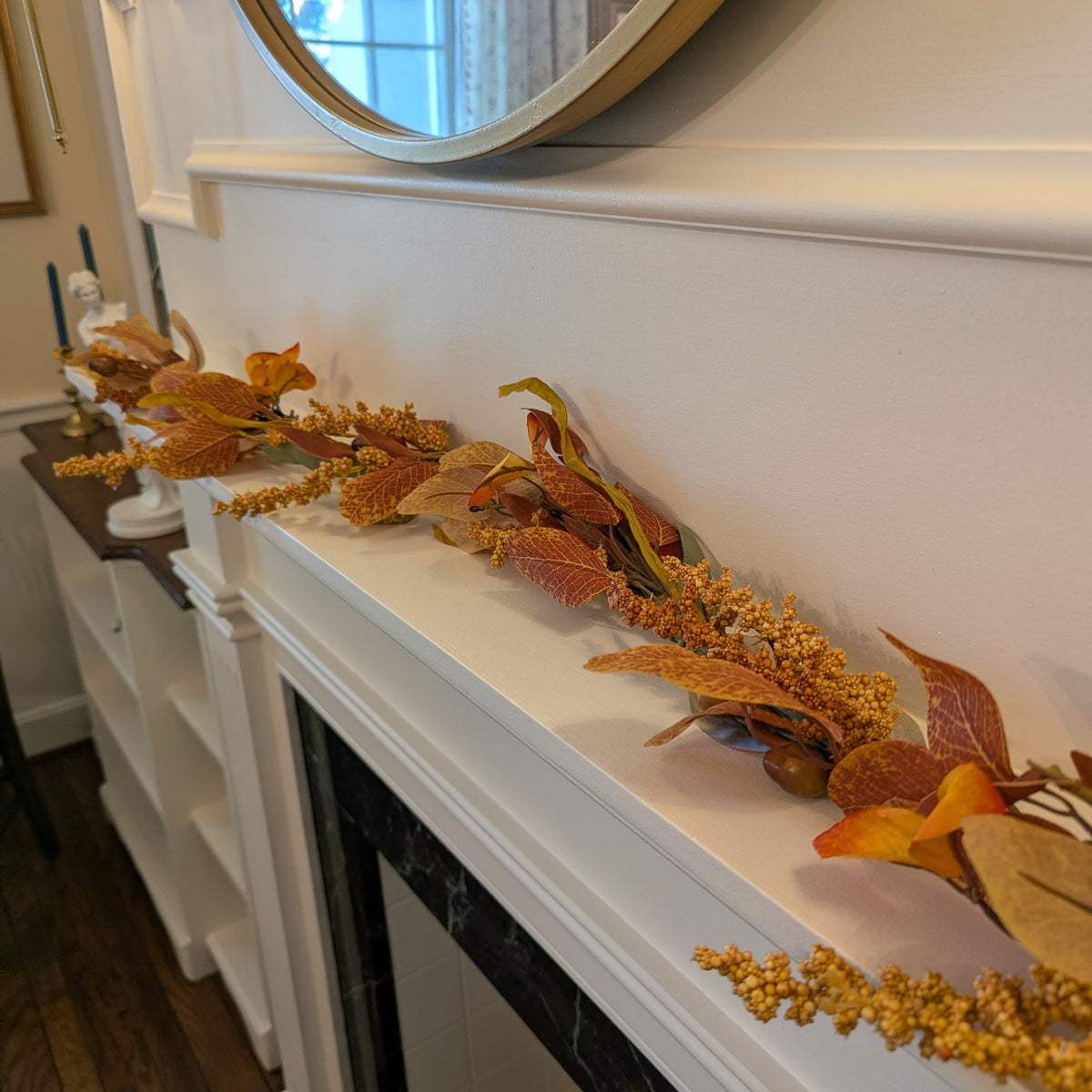 Elegant Autumn Mantel Garland