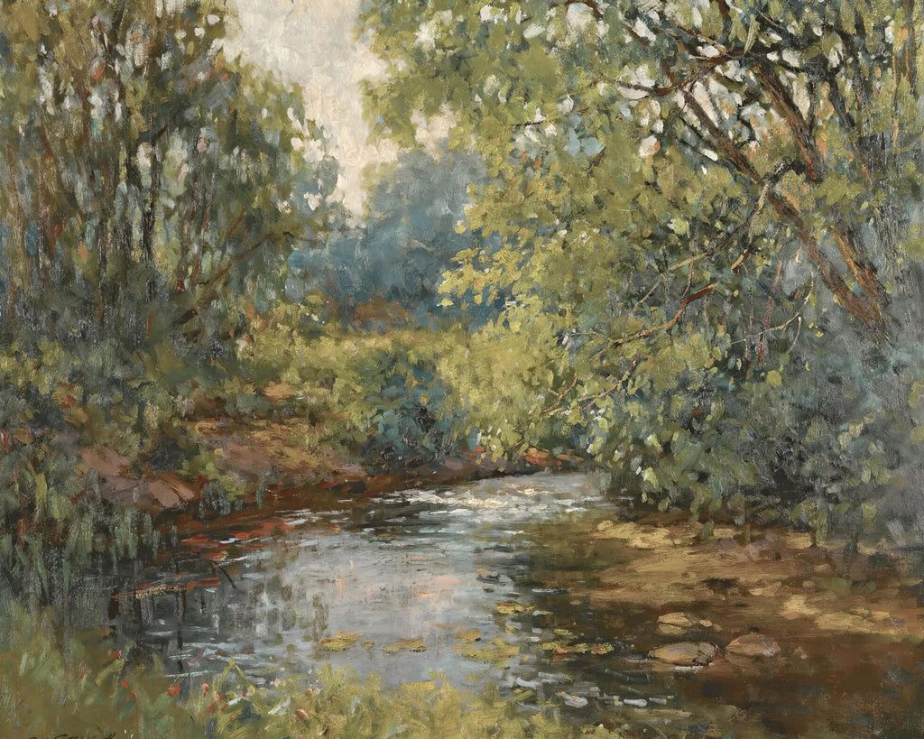 Stillness in Summer Framed Art Print