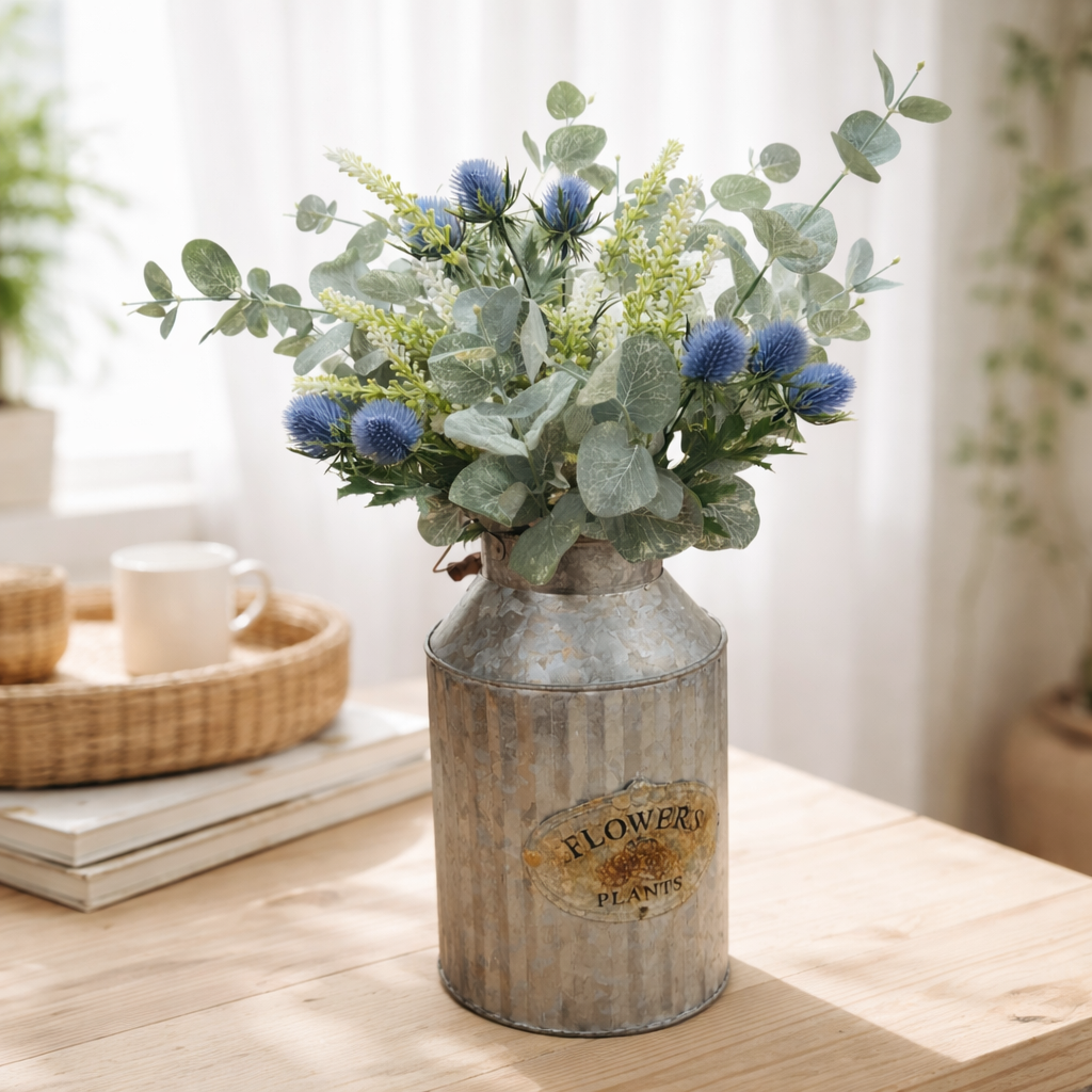 Blue Thistle Stem | 12"