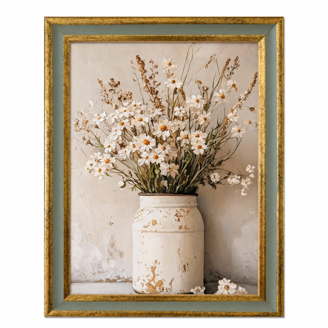 Fresh Cut Daisies Framed Art | 5 x 7