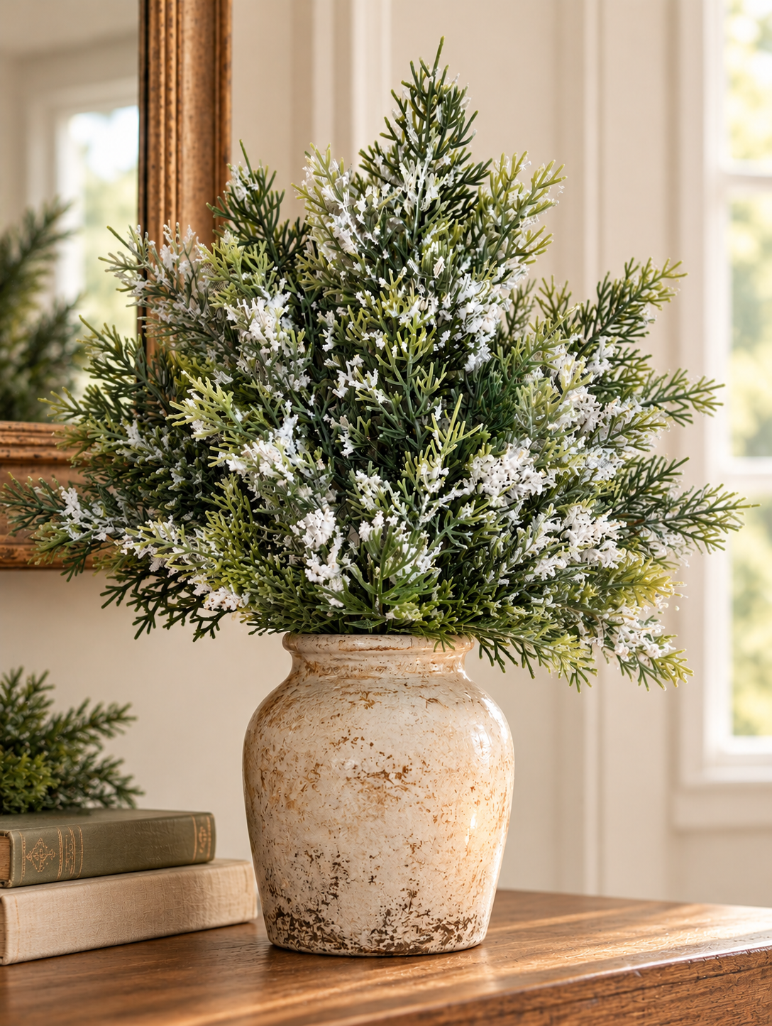Frosted Juniper Greenery Pick | 18.5"