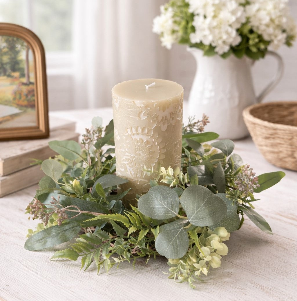 Garden Blend Eucalyptus Wreath | 12"