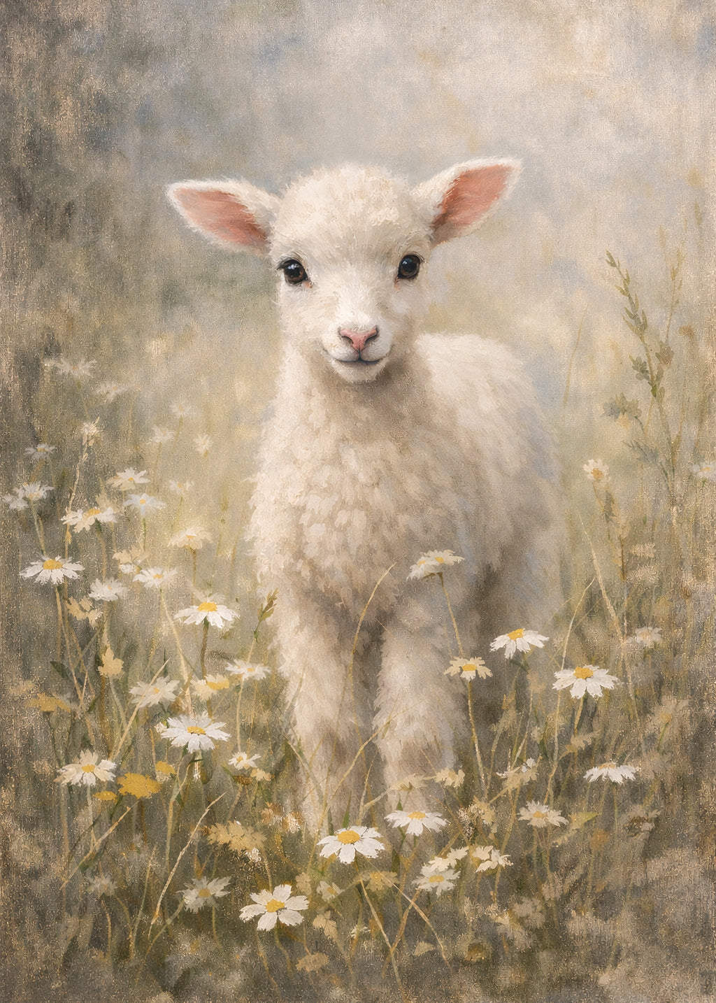 Little Lamb Art Print | 5 x 7