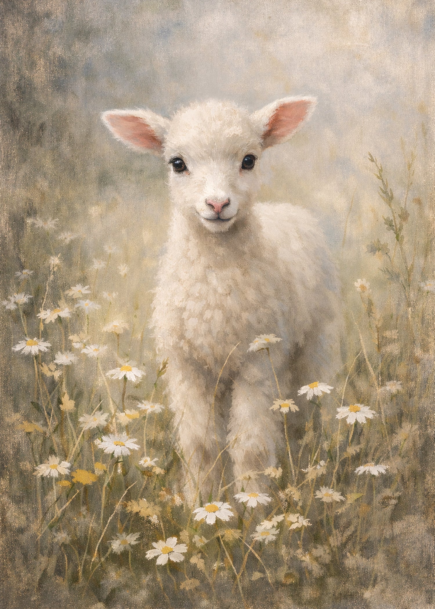 Little Lamb Art Print | 5 x 7