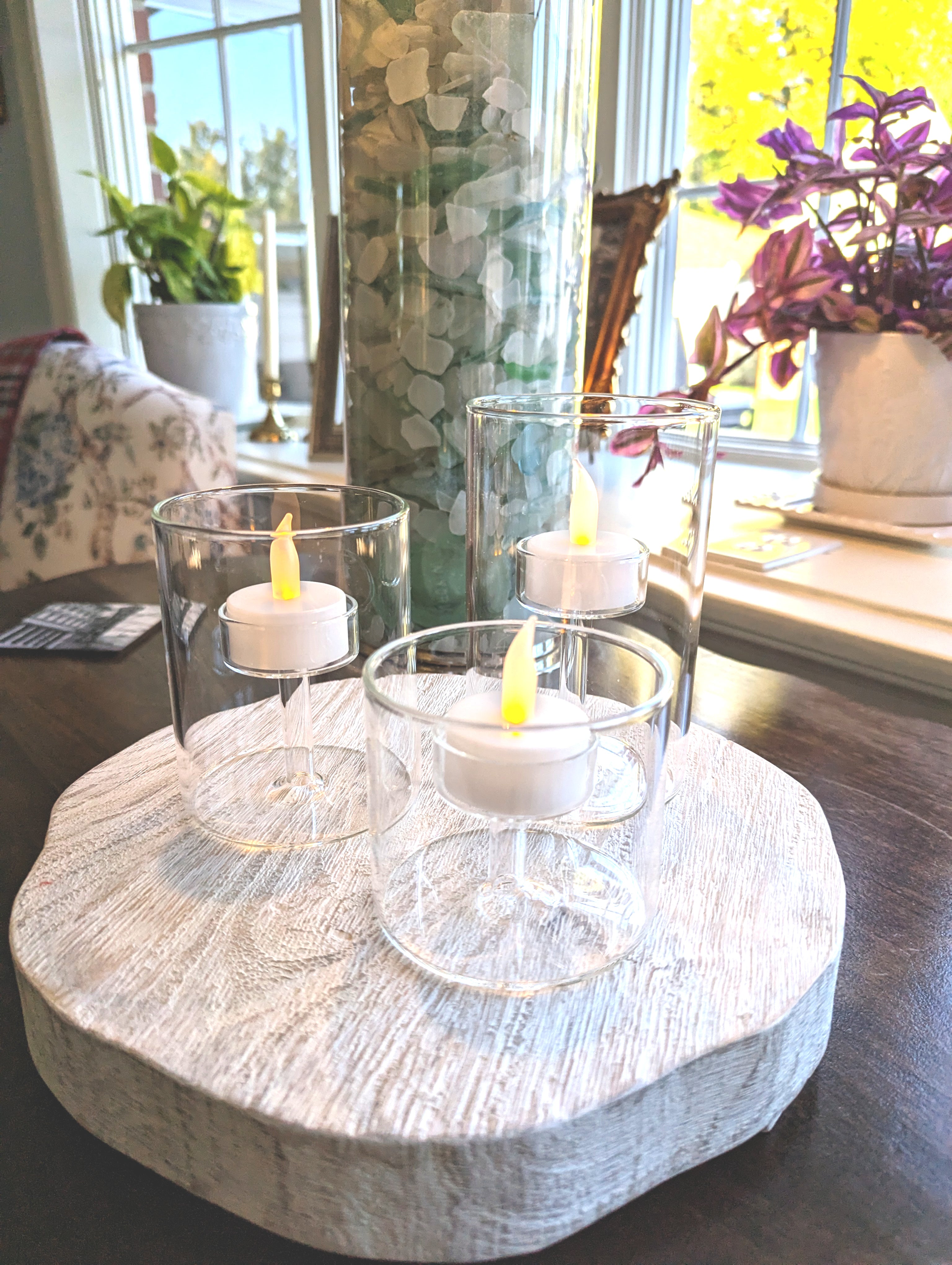 White Slab Wood Tray