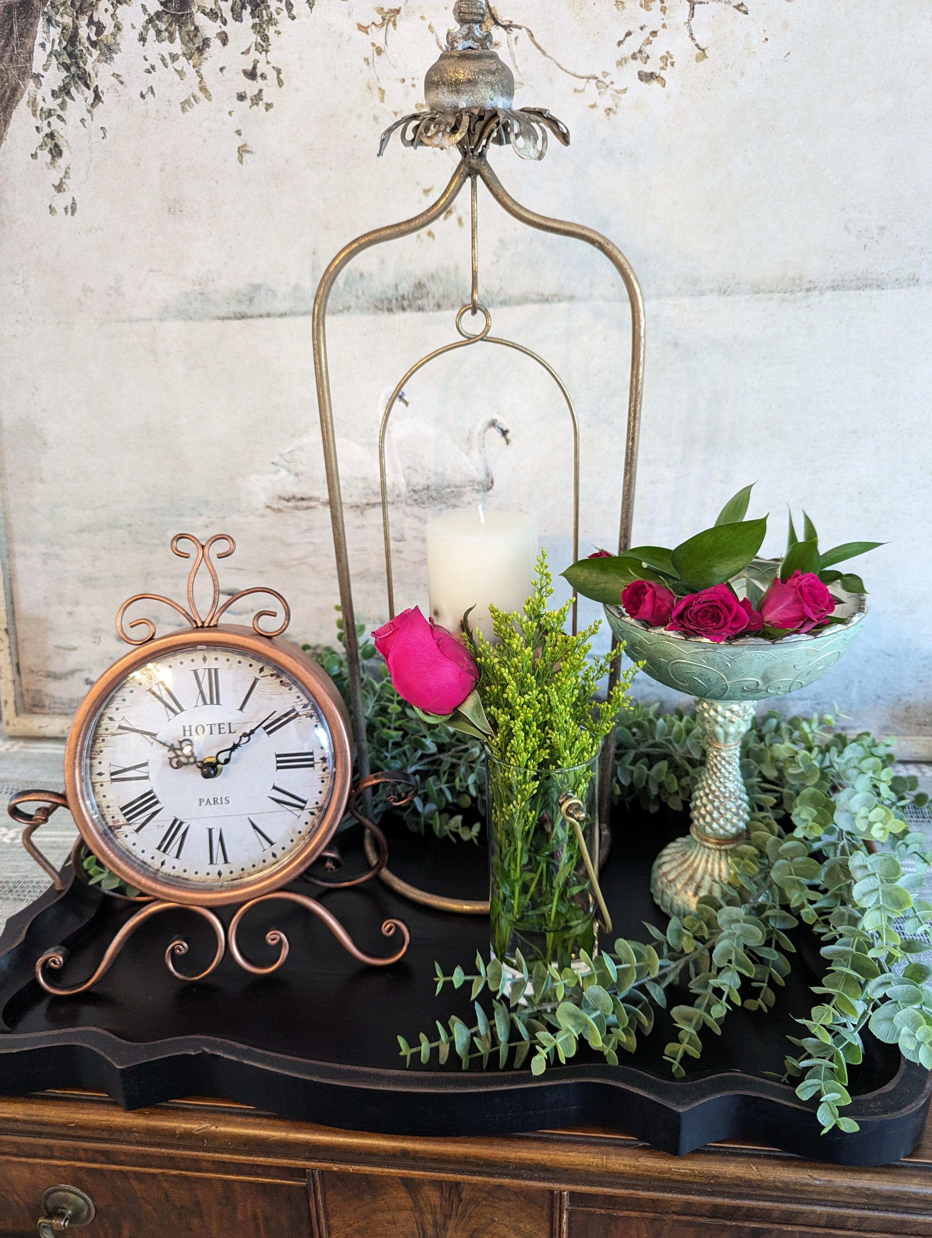 Cottage Table Vignette