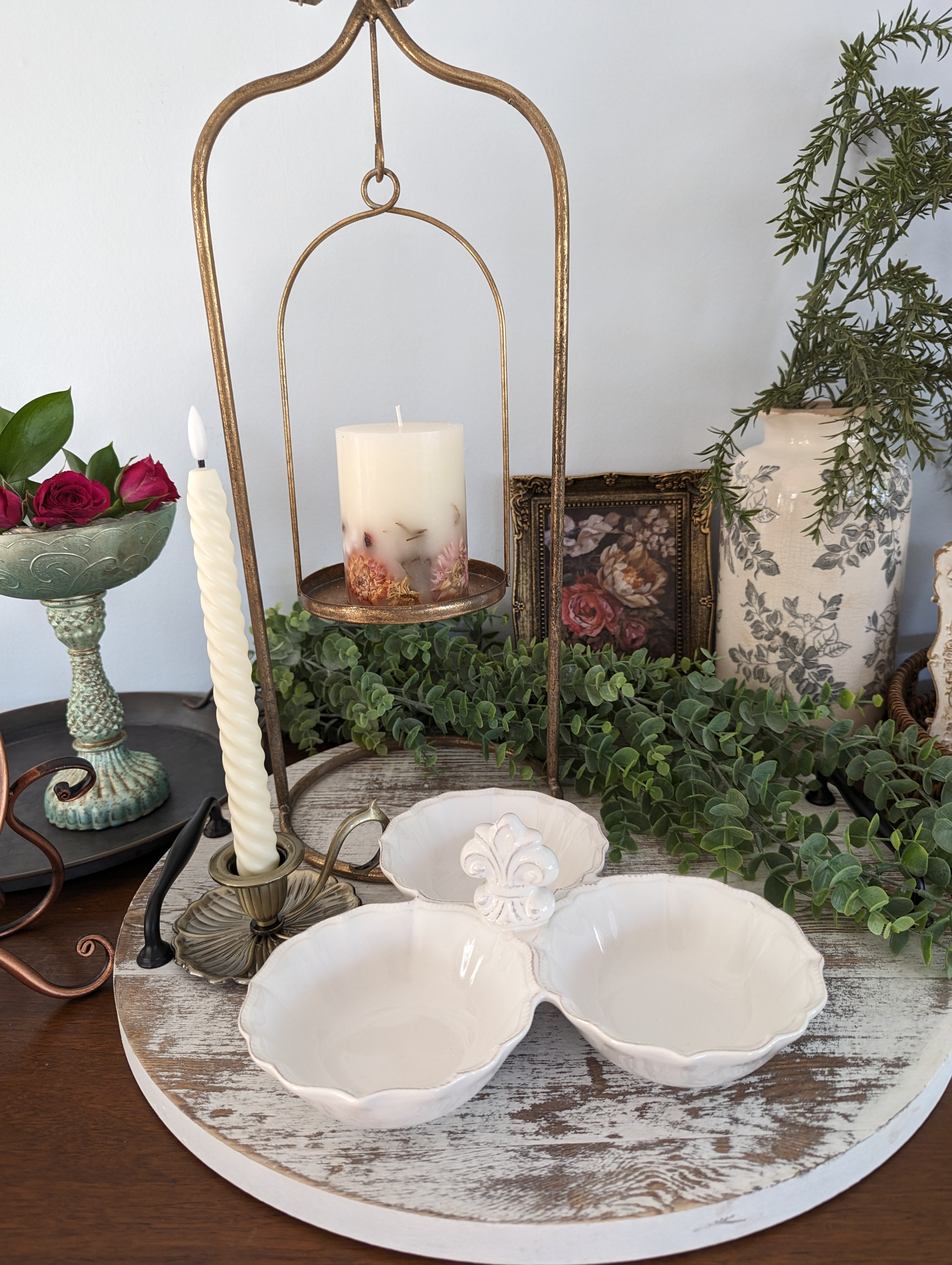 The Loire Iron Candle Stand