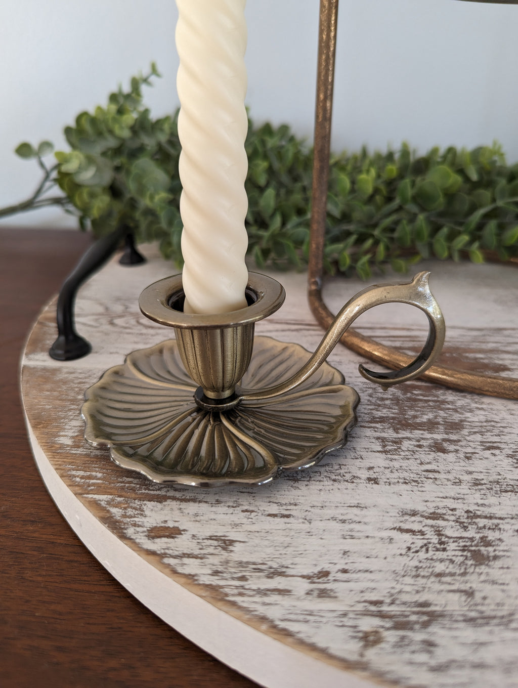 Bronze Petite Candlestick Holder