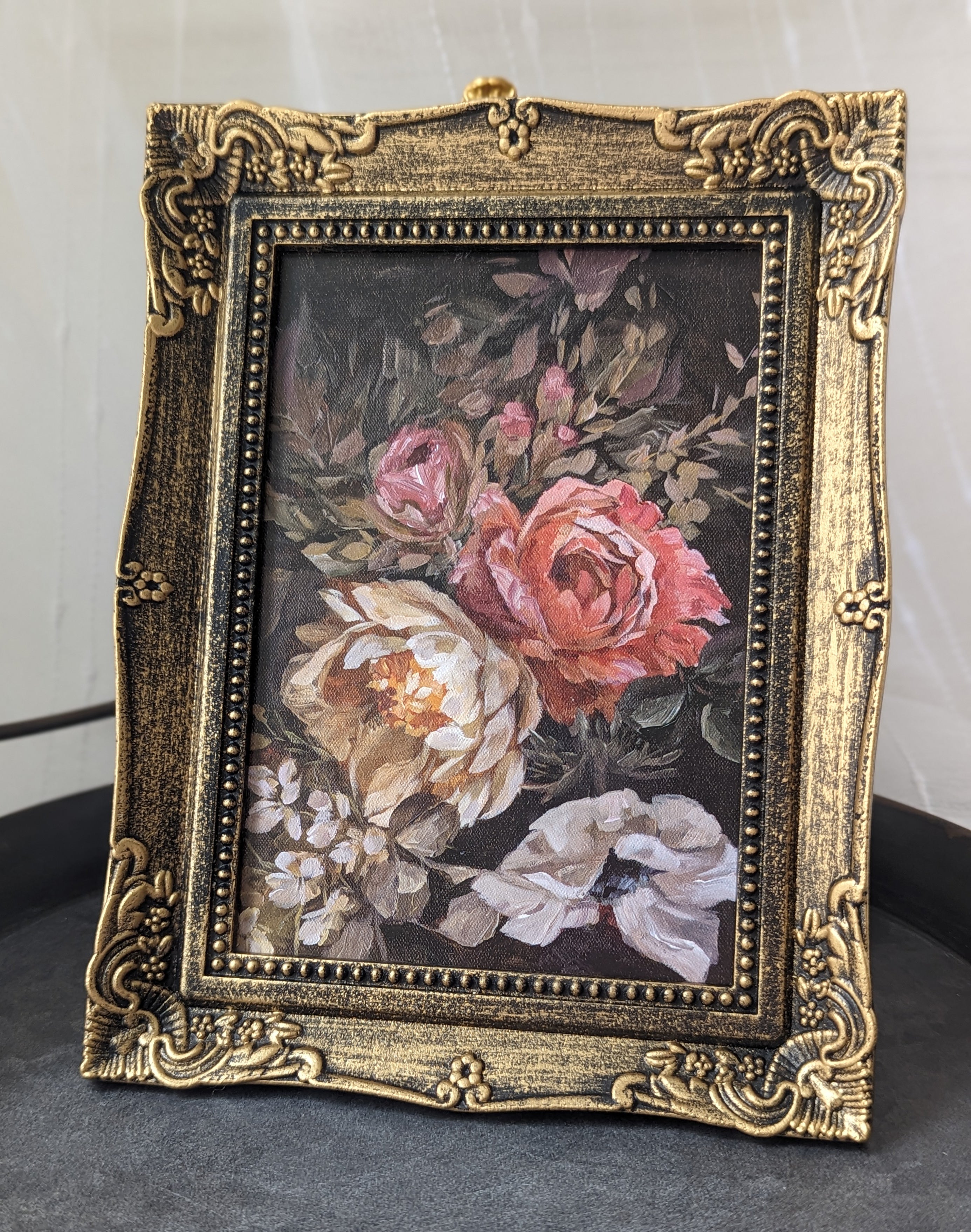 Moody Floral Framed Art