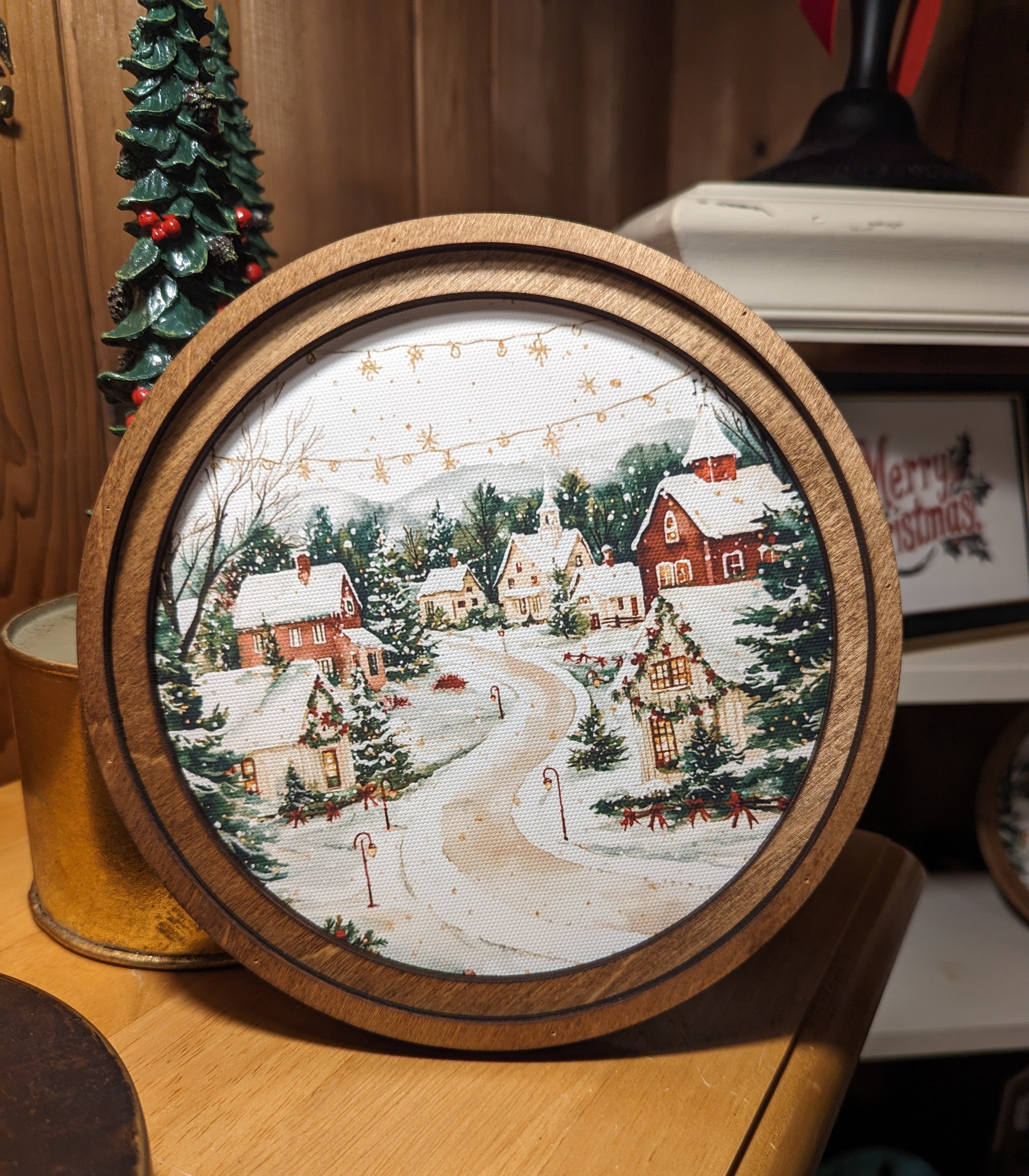 Christmas Village Art