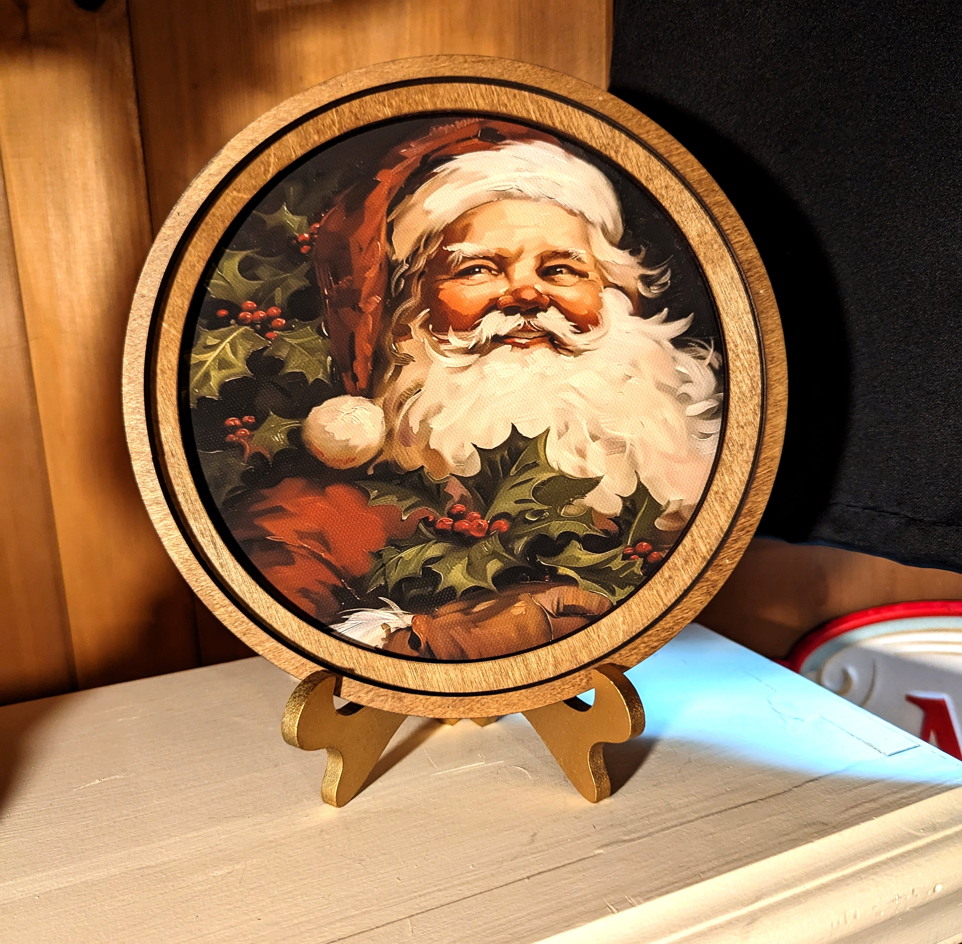 Vintage Santa Art