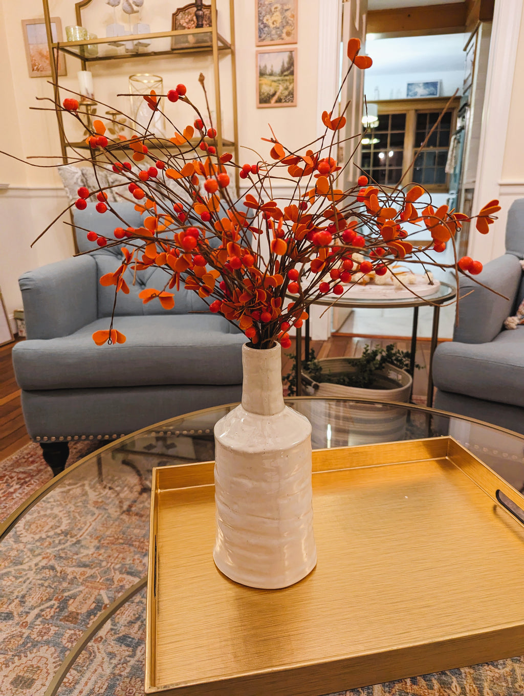 Bittersweet Orange Arrangement