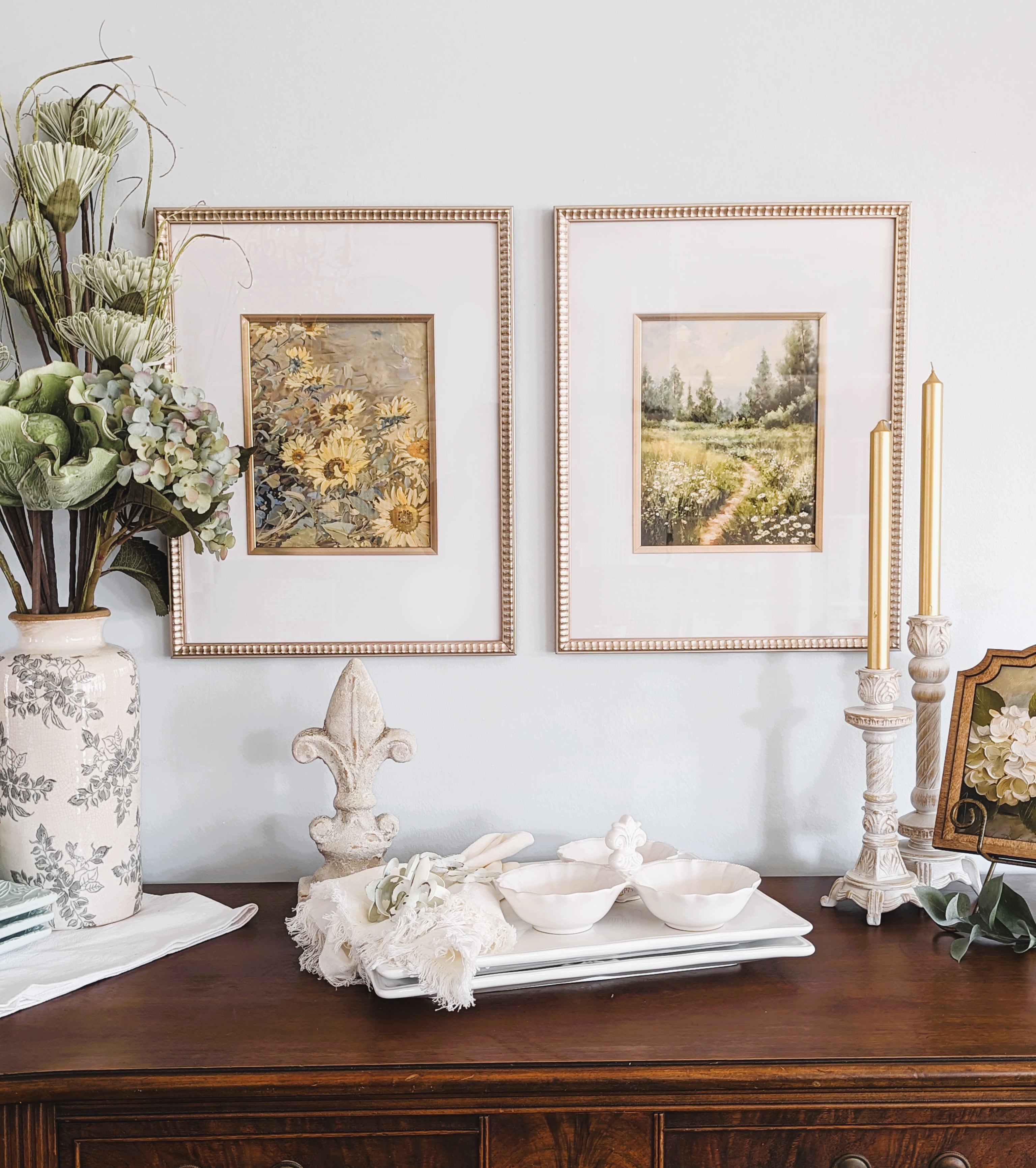 Summer Meadow Duo | Set of 2 Framed Prints