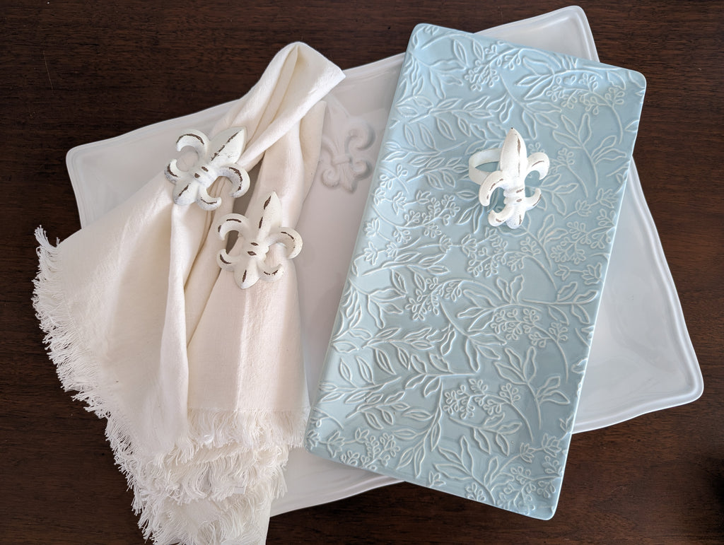 Bluebelle Embossed Platter