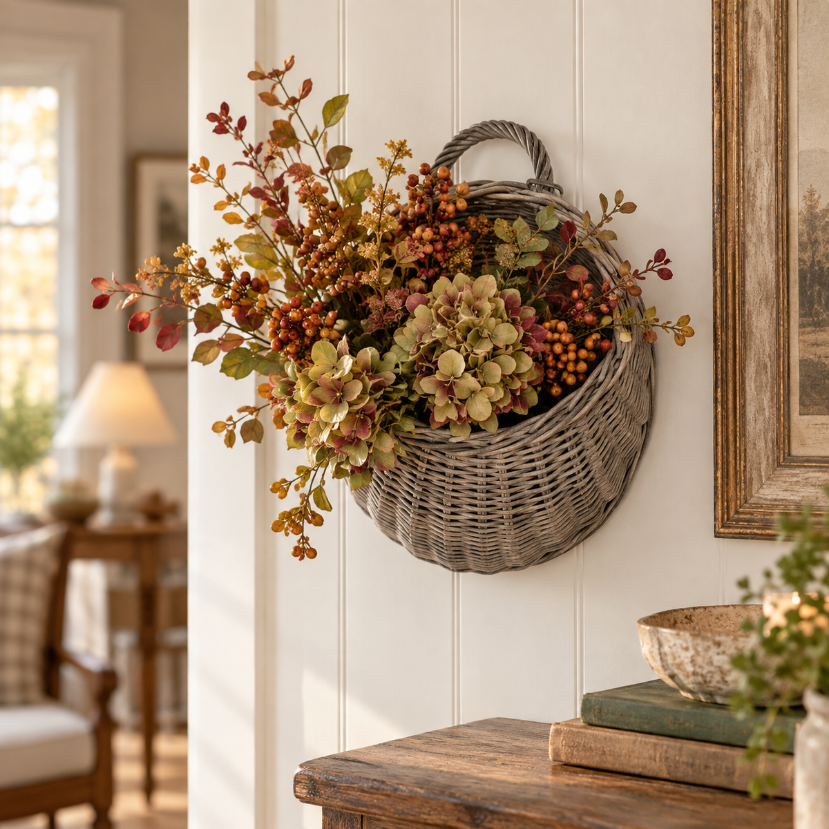Woven Wall Pocket Basket | 13"