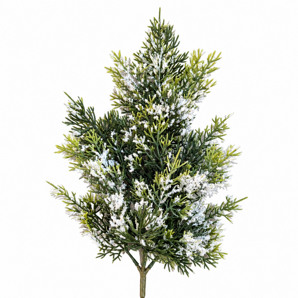 Frosted Juniper Greenery Pick | 18.5"