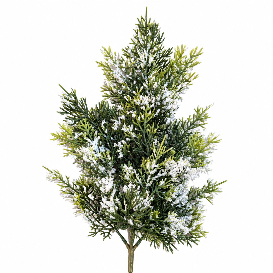 Frosted Juniper Greenery Pick | 18.5"