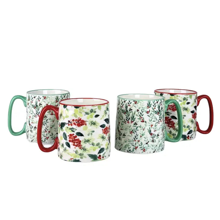 Seafoam Winter Mug Set