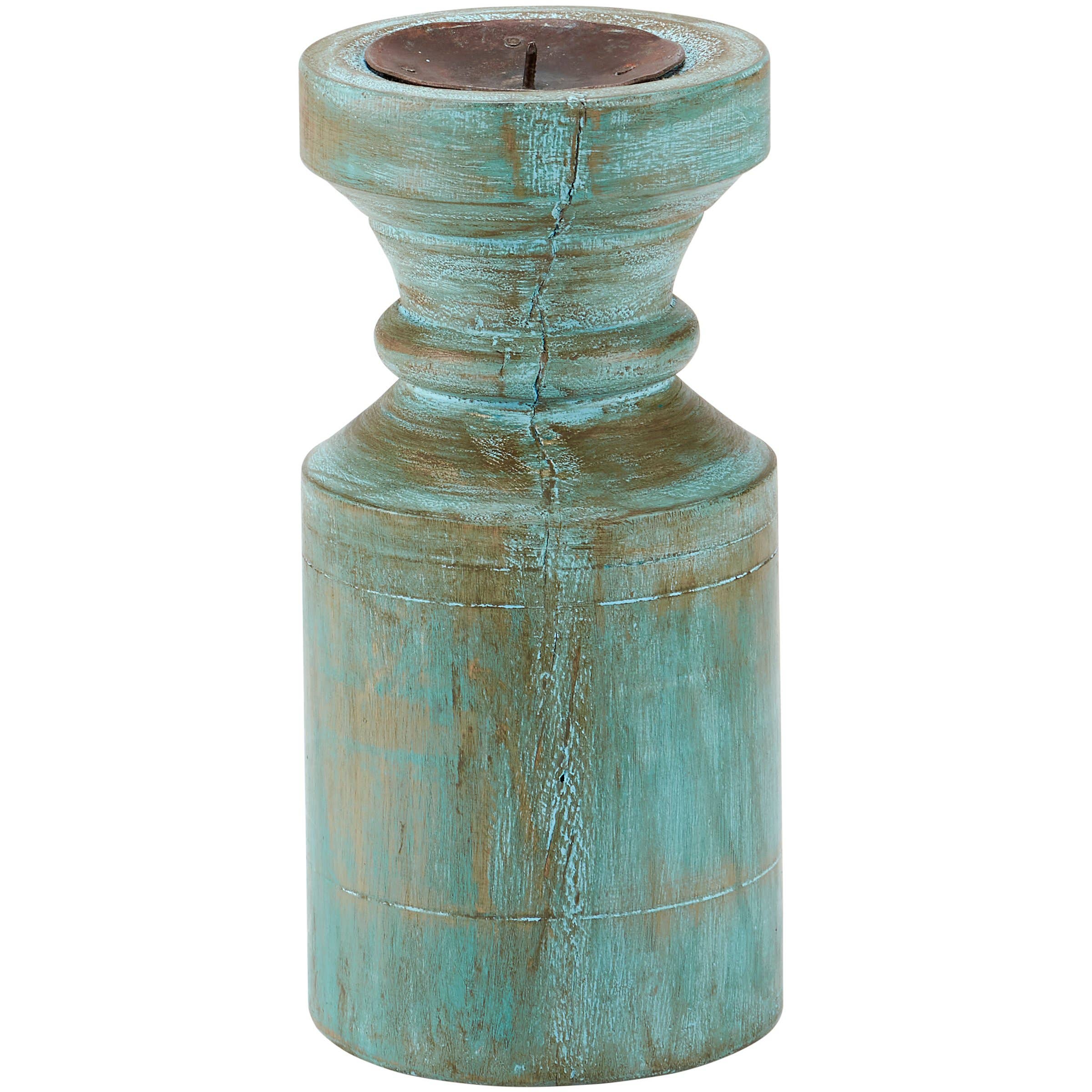 Coastal Azure Candle Holder | 10"