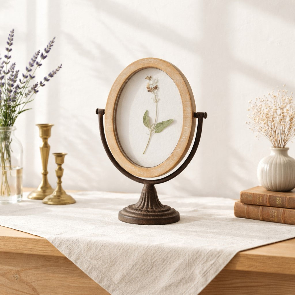 Botanical Art Framed Pressed Flower | 9"