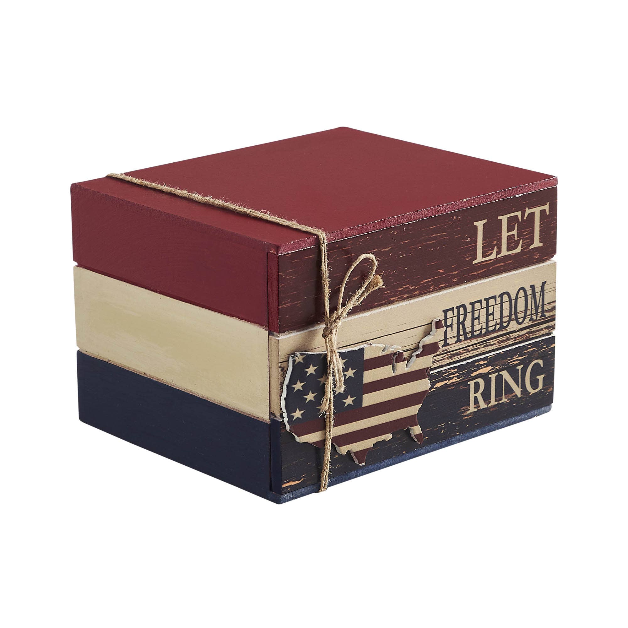 Let Freedom Ring Book Block | 4x6x5
