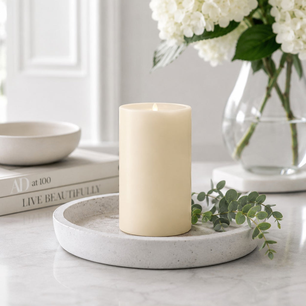 Ivory LED Candle | 3 x 6